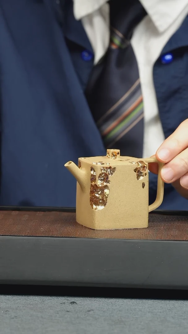 【闪购商品】紫砂茶壶五堂 一方凝时-高金150cc