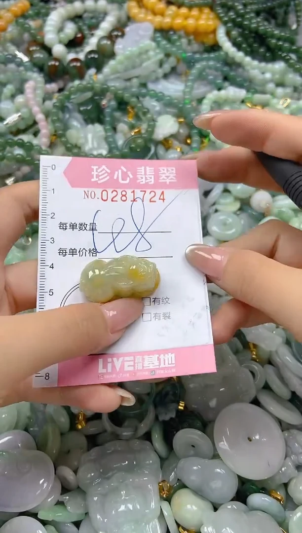 翡翠未镶嵌颈饰闪购0281724