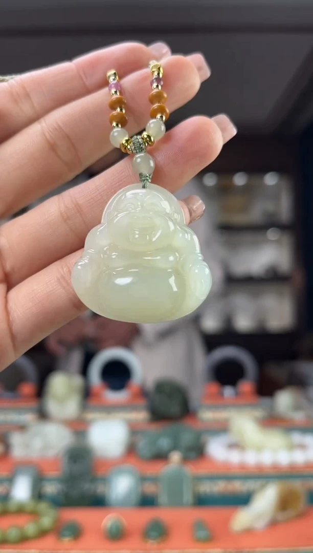 【闪购商品】和田玉颈饰未镶嵌佩佩35mm左右