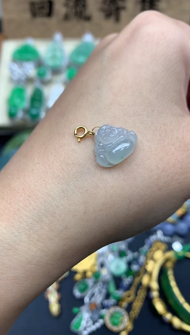 【闪购商品】翡翠颈饰18K金镶嵌54-中国好珍宝