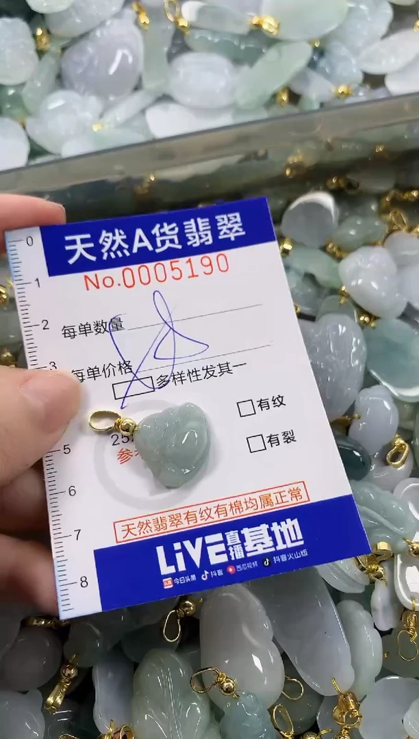 颈饰未镶嵌翡翠天然A货翡翠