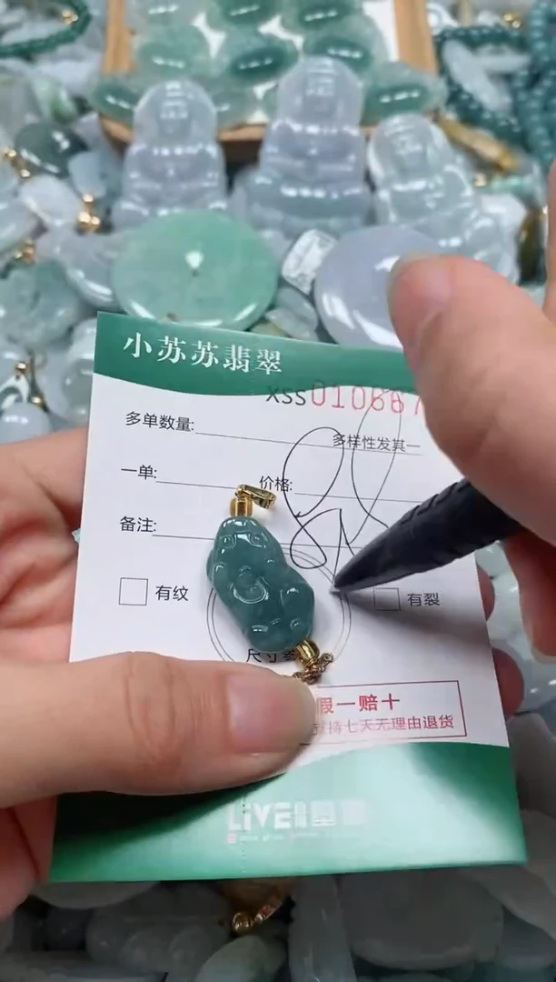 【闪购商品】翡翠颈饰未镶嵌闪购商品0106672