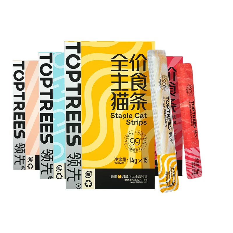 领先 全价主食猫条14g*60根 混合口味磷虾鳕鱼三文鱼兔肉鸭肉鸡肉