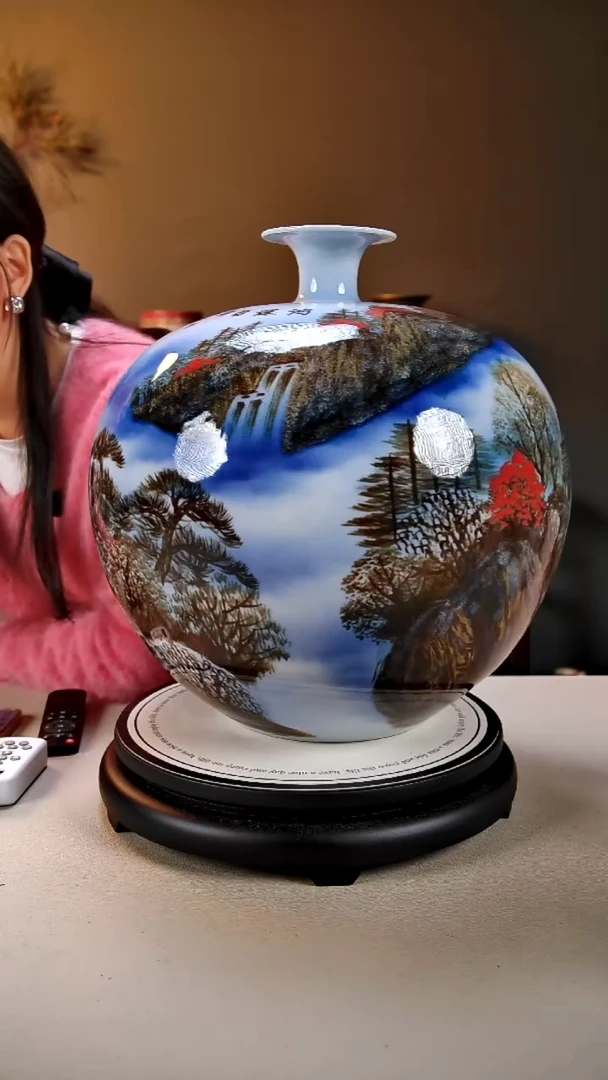 摆件陶亦**哉景德镇手绘陶瓷42