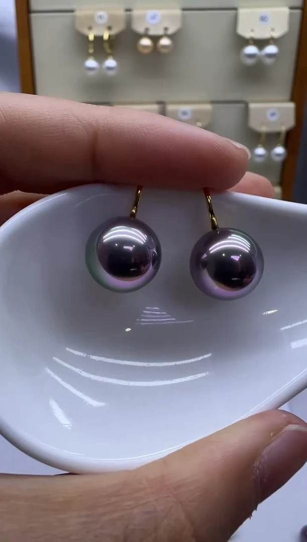 未镶嵌耳饰淡水珍珠0160