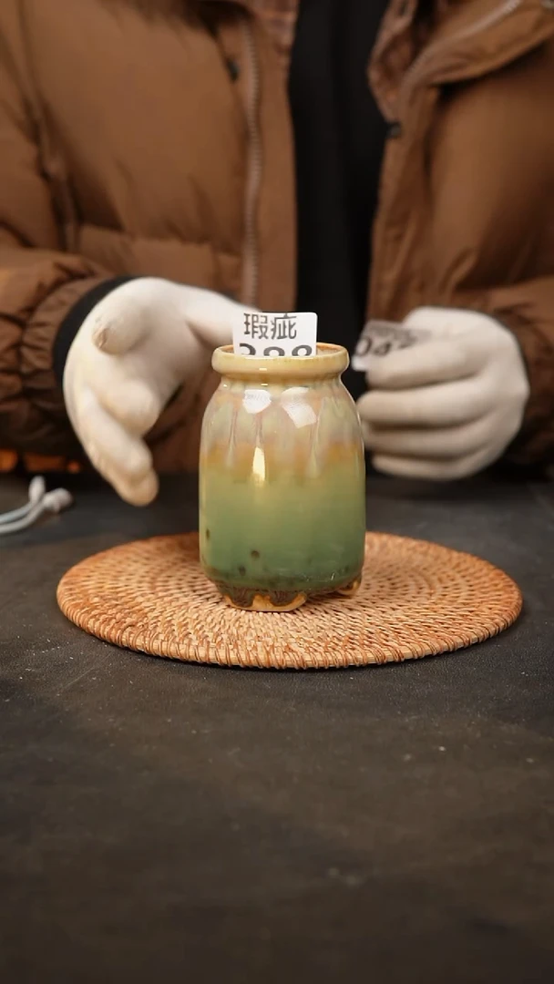 【闪购商品】瓷片388泥泥手工花盆