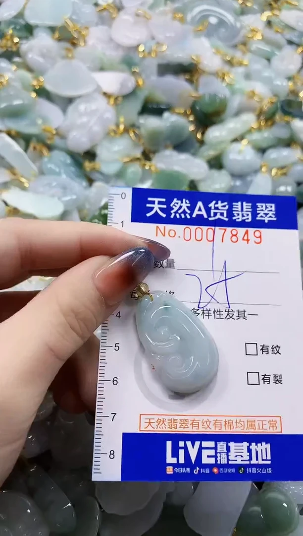 颈饰未镶嵌翡翠天然A货翡翠