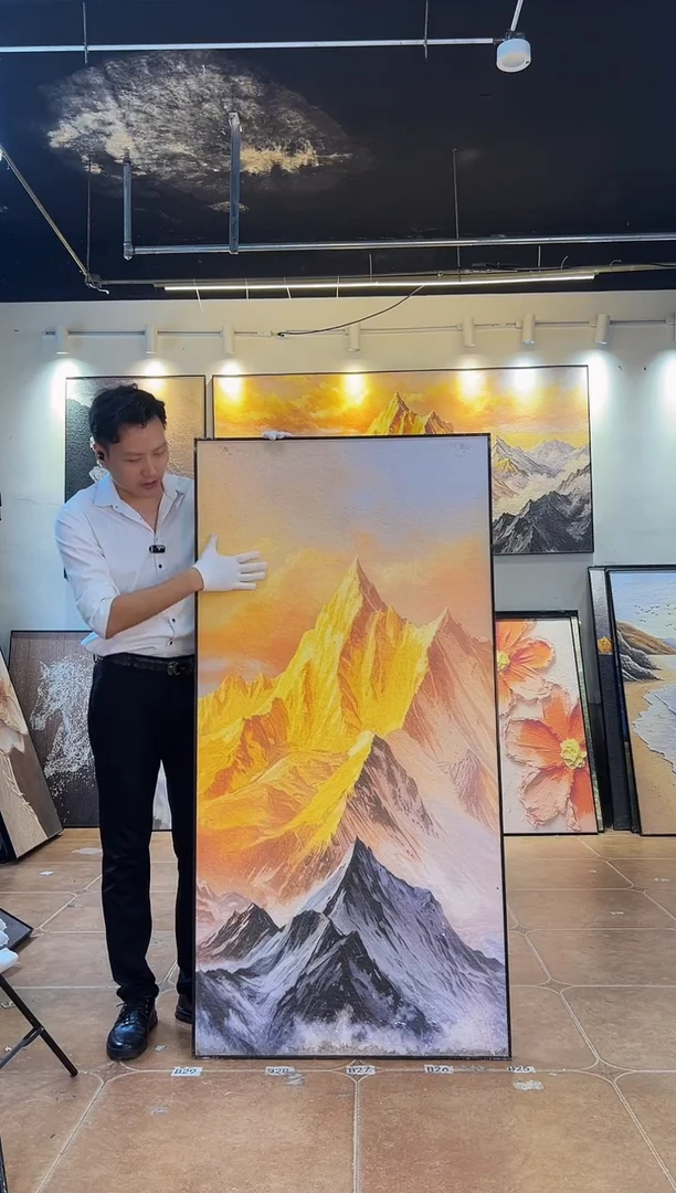 80*160 日照金山 黑框