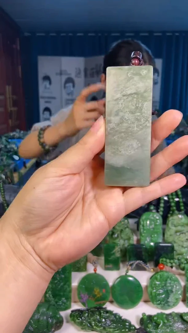 和田玉未镶嵌挂件1