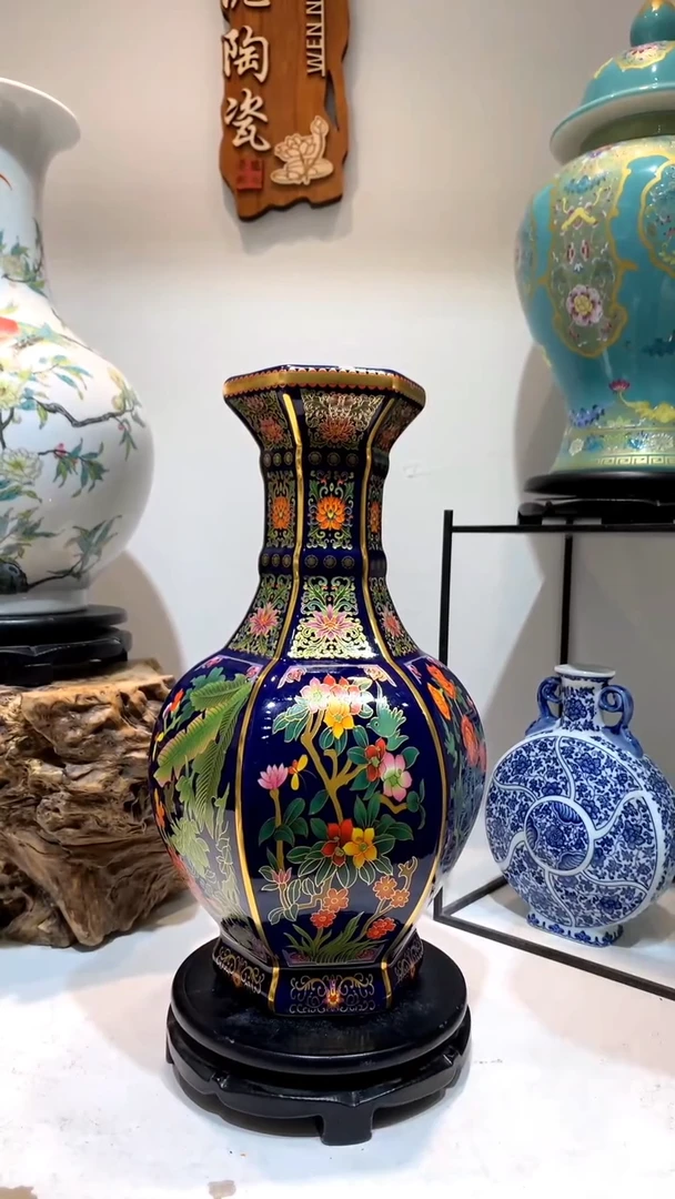 【闪购商品】景德镇陶瓷花瓶摆件1