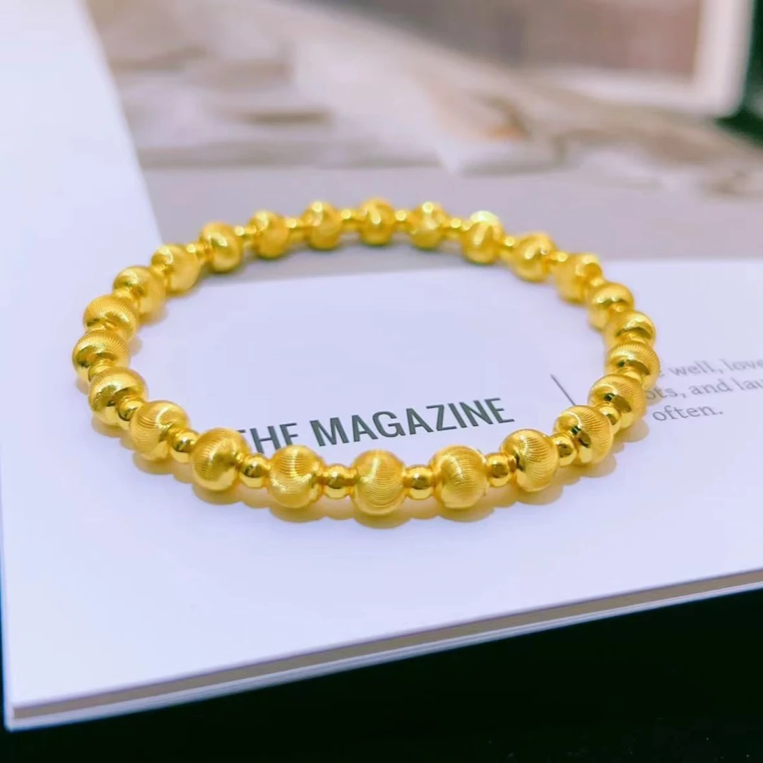 钛钢手链 时尚喵眼珠珠实心手链S-17