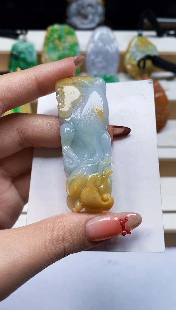 颈饰未镶嵌翡翠翡翠A货