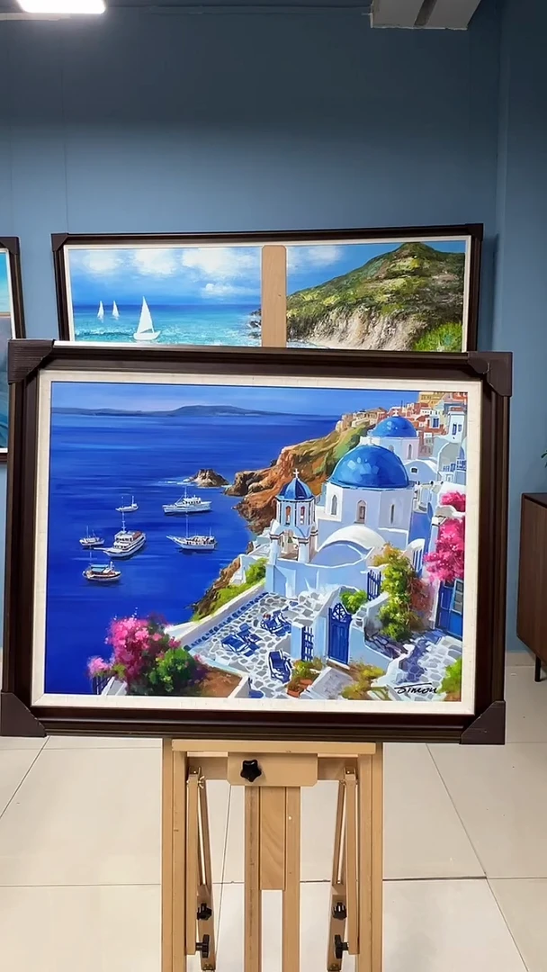 油画陶宗健-60*80-油画作品-爱琴海