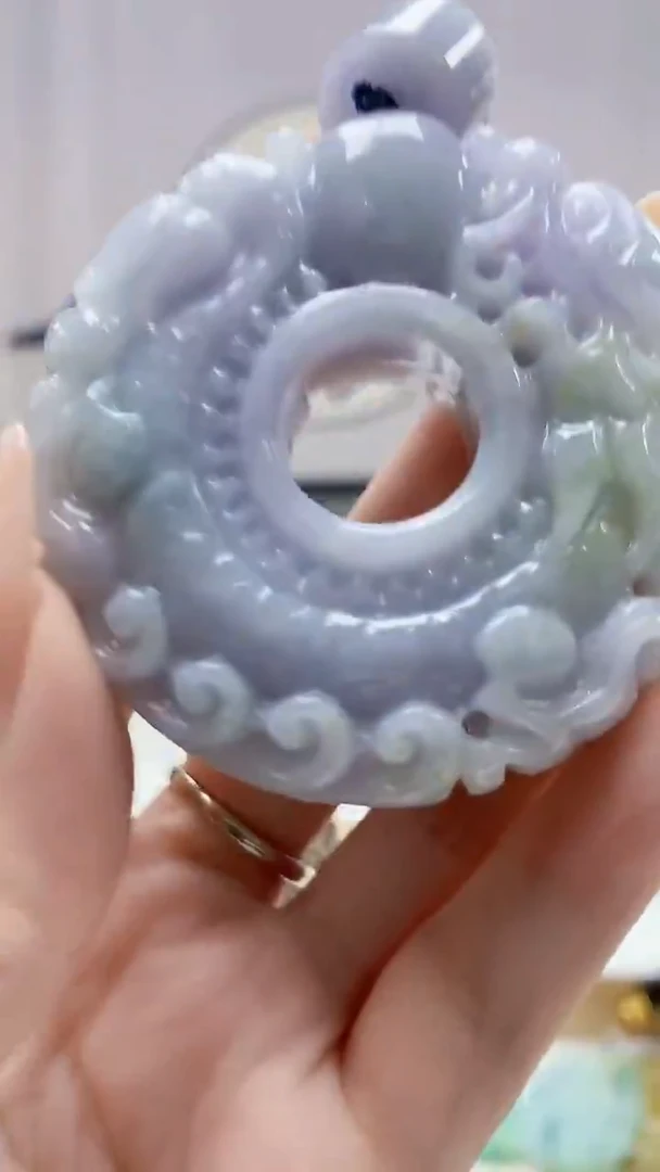 未镶嵌定制翡翠4829DD-毛货挂件125