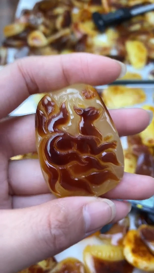 裸石琥珀未镶嵌天然琥珀蜜蜡