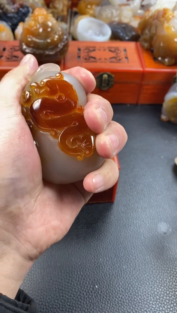 【闪购商品】玛瑙/玉髓手把未镶嵌1