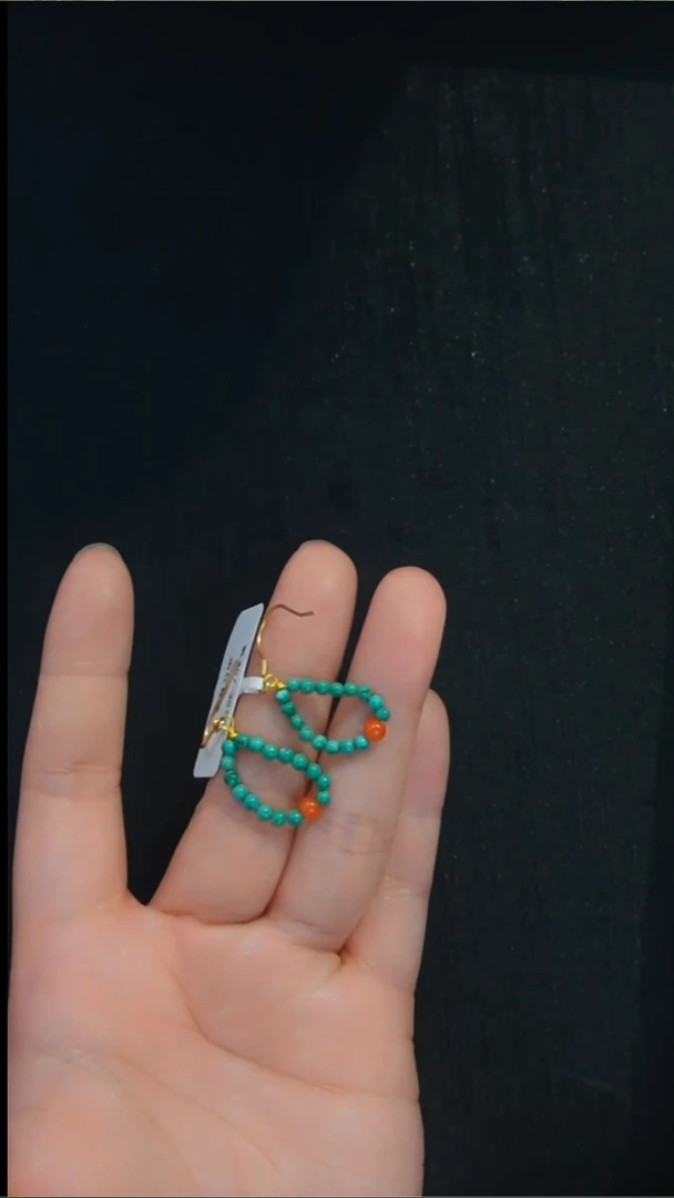 银S925镶嵌耳环南红玛瑙发货一件