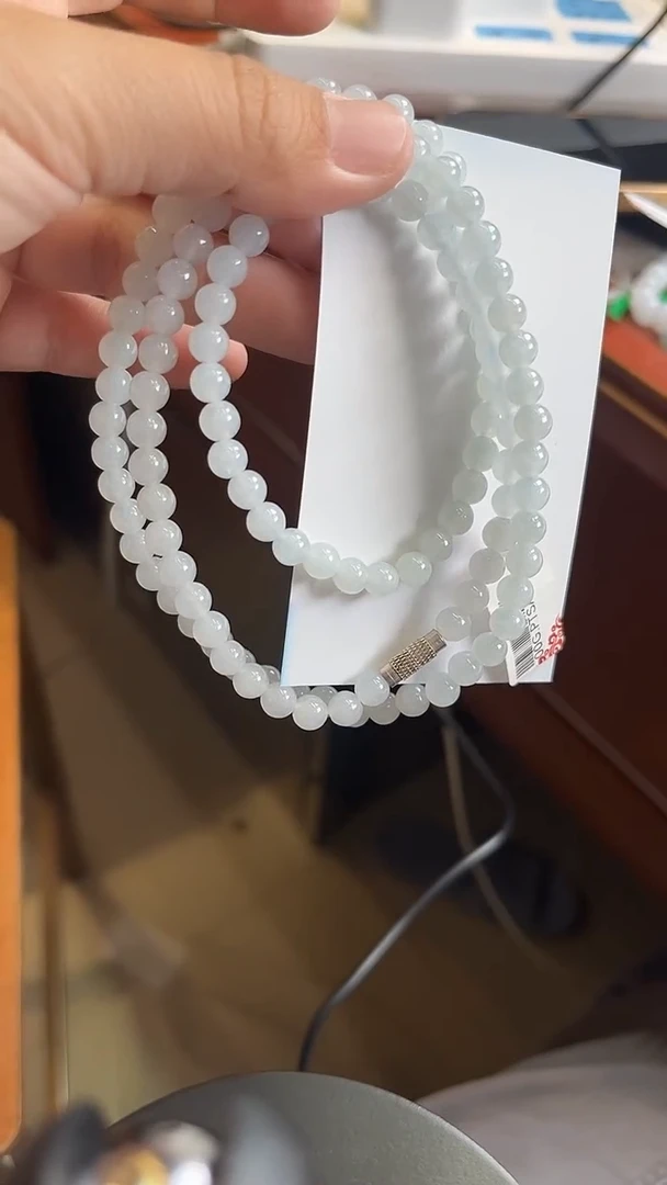 翡翠未镶嵌项链翡翠项链47