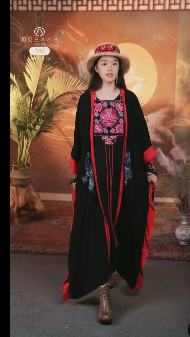 套头蝶恋袍子款式
