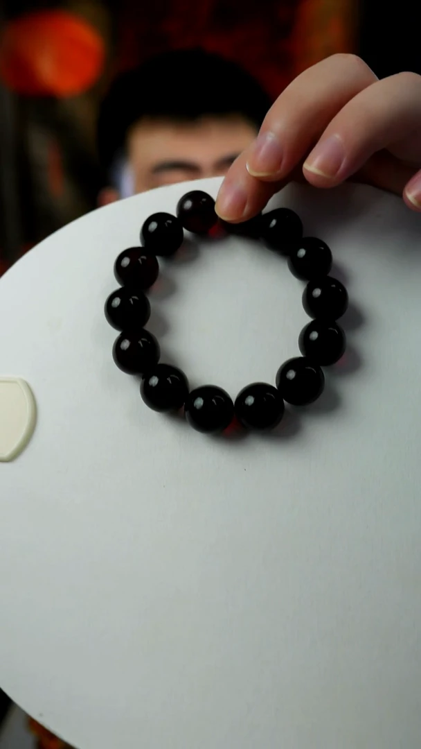 手链琥珀未镶嵌翳珀14+