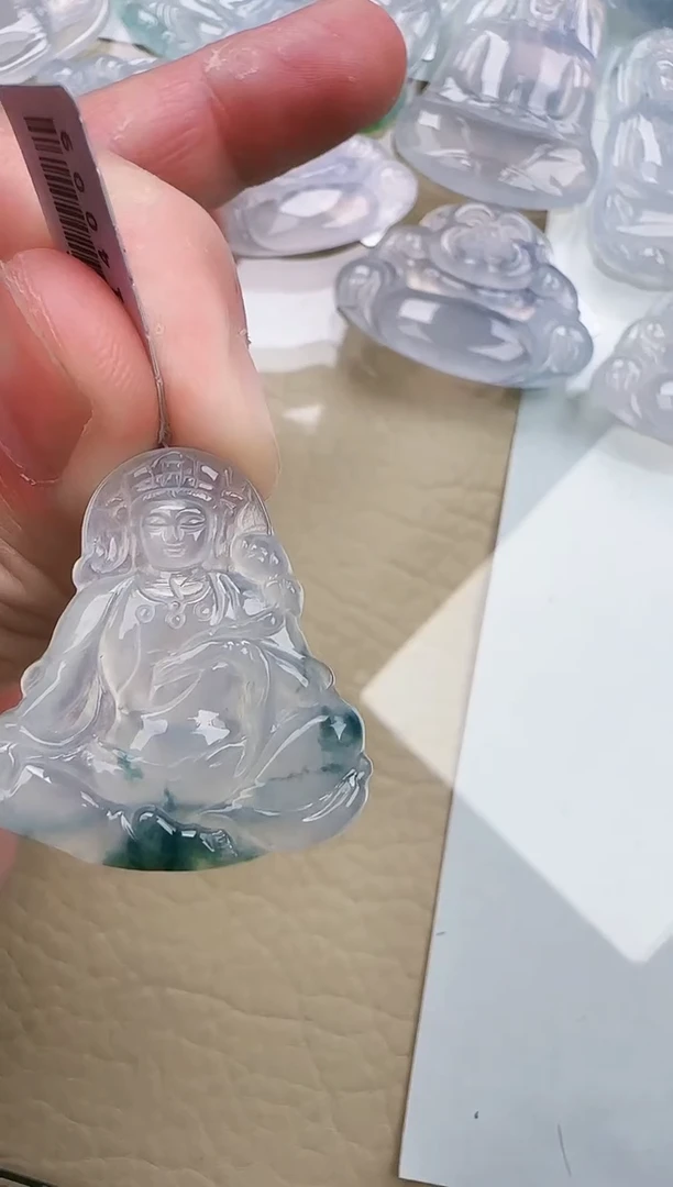 颈饰未镶嵌翡翠缅甸翡翠a货