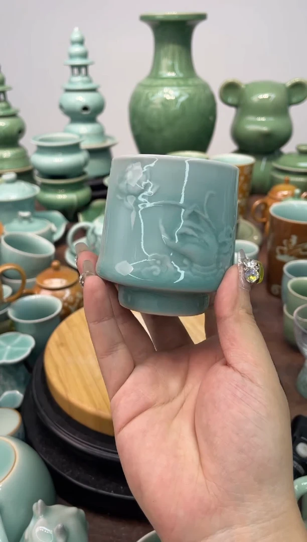 特价福利 微瑕 慧仙青瓷