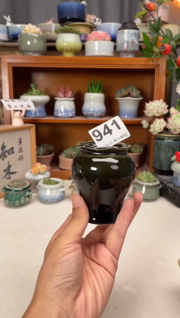 瓷片941知木小芳花盆