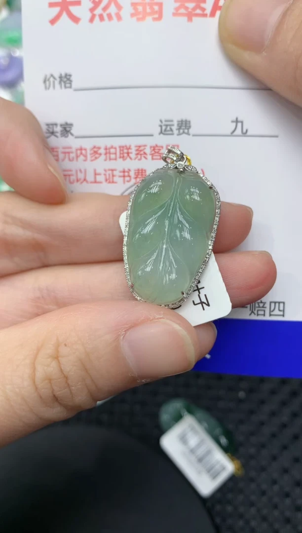 【闪购商品】翡翠颈饰18K金镶嵌1111111111