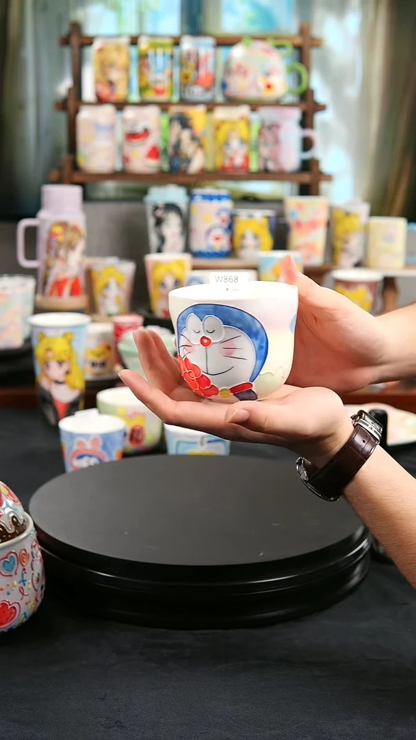 摆件景德镇文创陶瓷W868