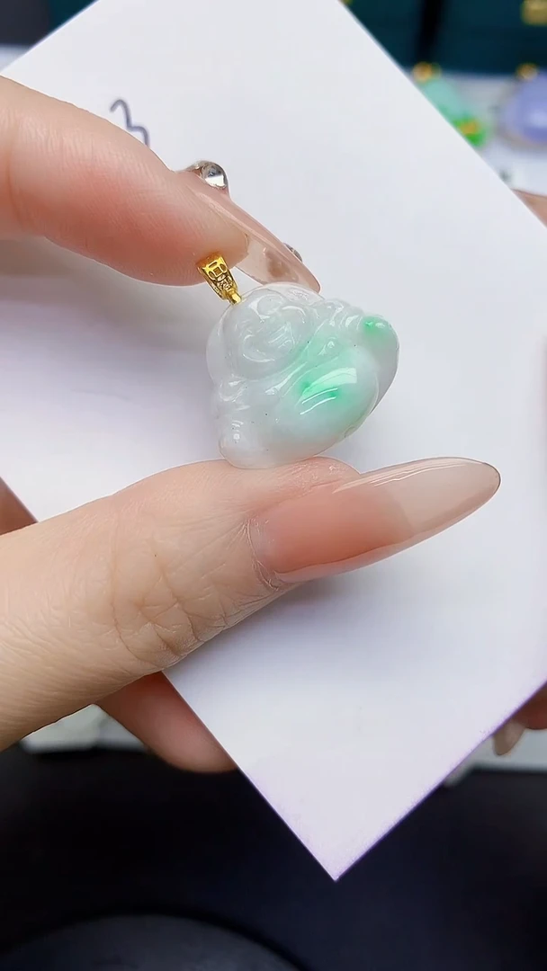 颈饰未镶嵌翡翠缅甸天然翡翠A货