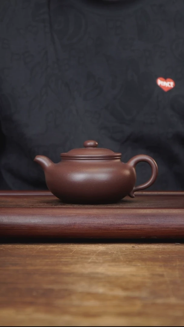 茶壶紫砂350ml 大仿古 紫泥