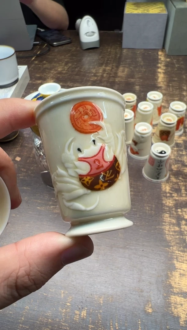 太初堂张乐岩茶杯（螃蟹）送