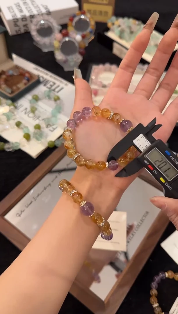 合金手链水晶黄塔晶x3139