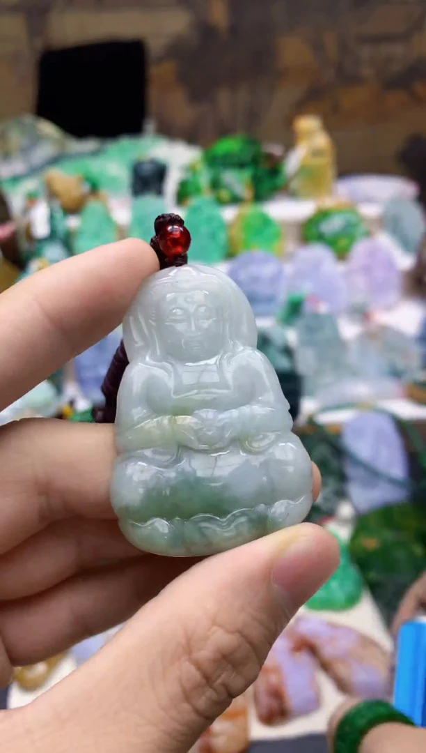 颈饰未镶嵌翡翠天然A货翡翠