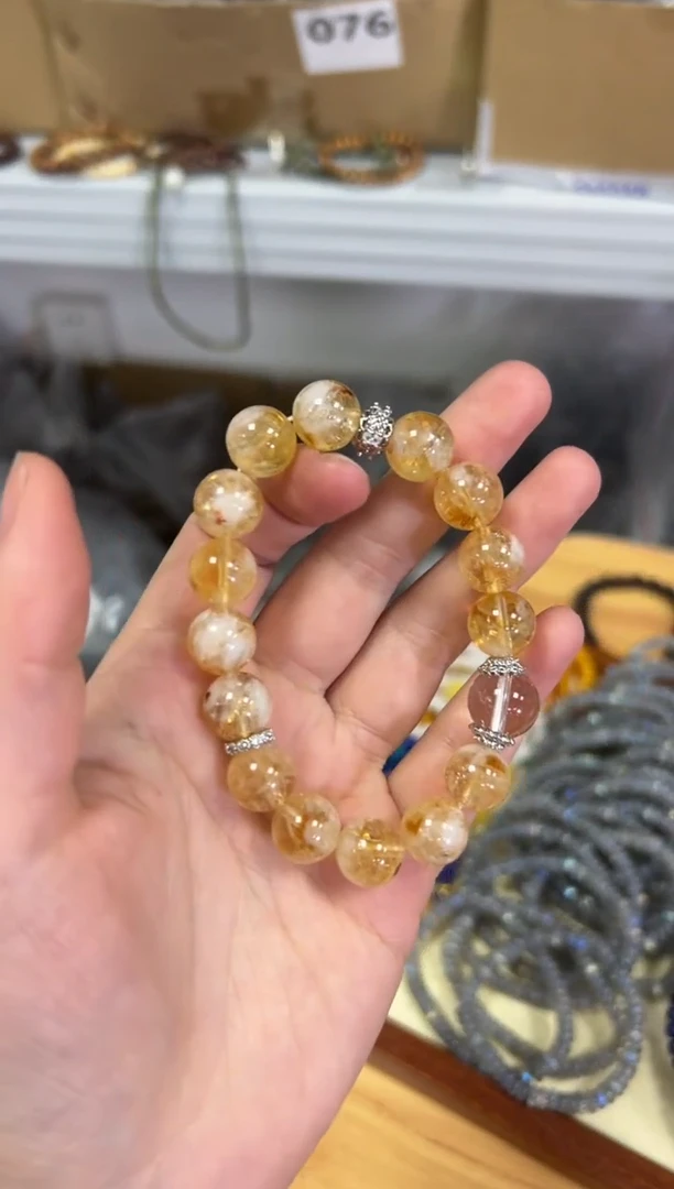 【闪购商品】水晶手链未镶嵌富贵花蓝针白晶款手链[2209]