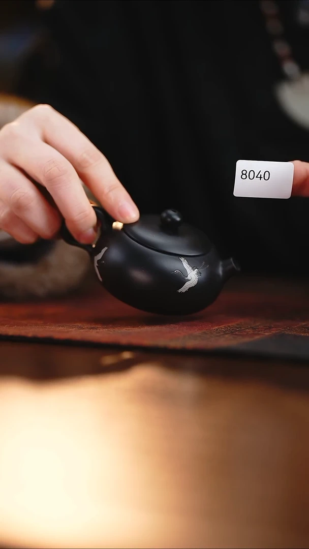 雲梦茶器紫陶茶壶8040