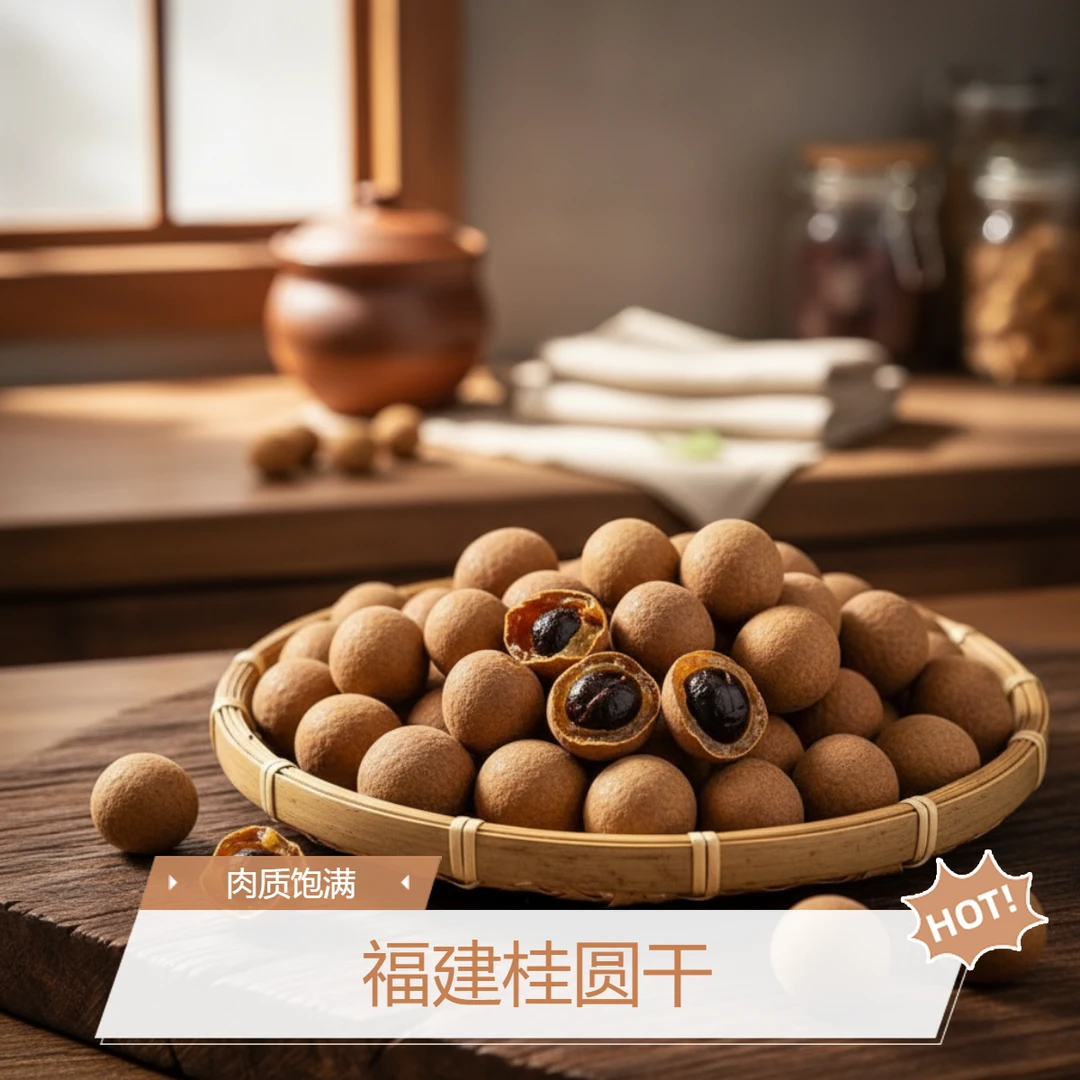 【旺旺小福星】福建莆田桂圆干大果核小肉厚新鲜饱满可泡茶炖汤