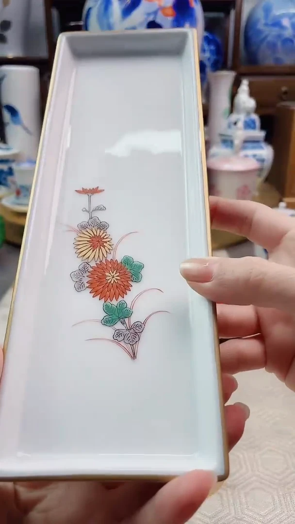 【闪购商品】盘香兰社手绘长盘