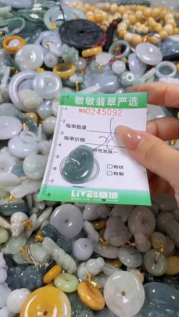 翡翠未镶嵌颈饰闪购0245092多样性发其一