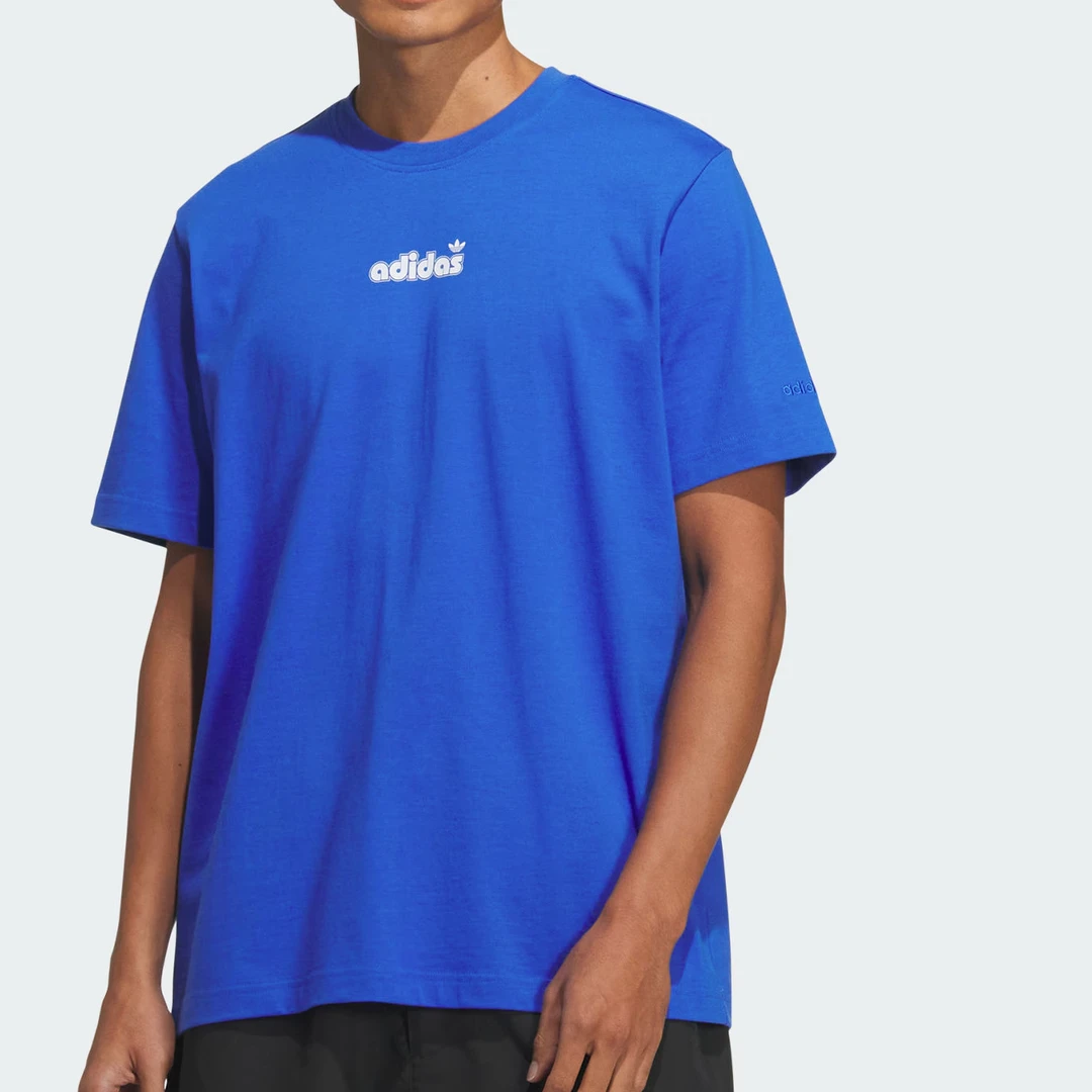 adidas/阿迪达斯三叶草 经典复古纯棉运动短袖圆领T恤JX2636