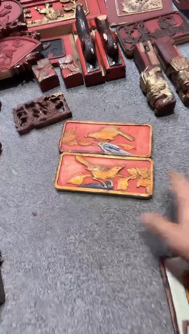 香樟木和*老物件老木雕