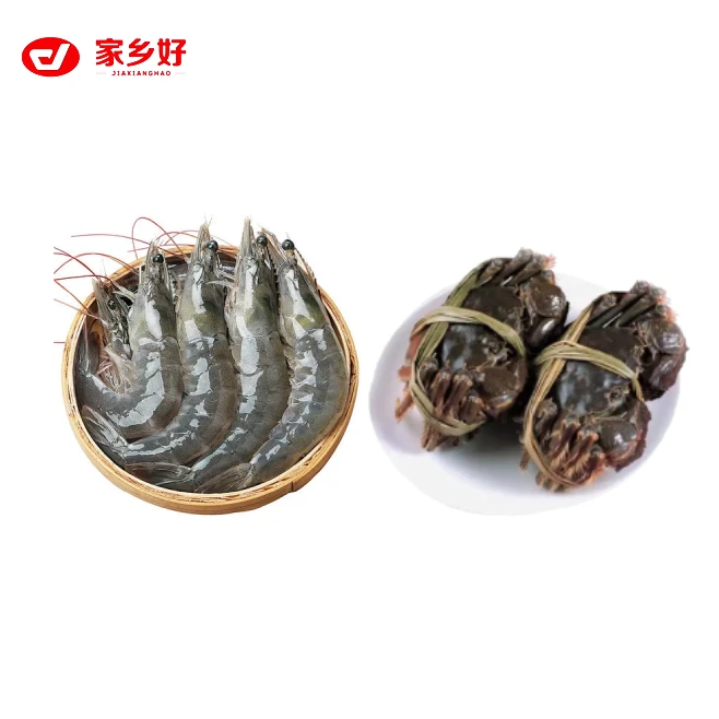 南美30/40青虾 1kg+江苏大闸蟹3两母蟹2只