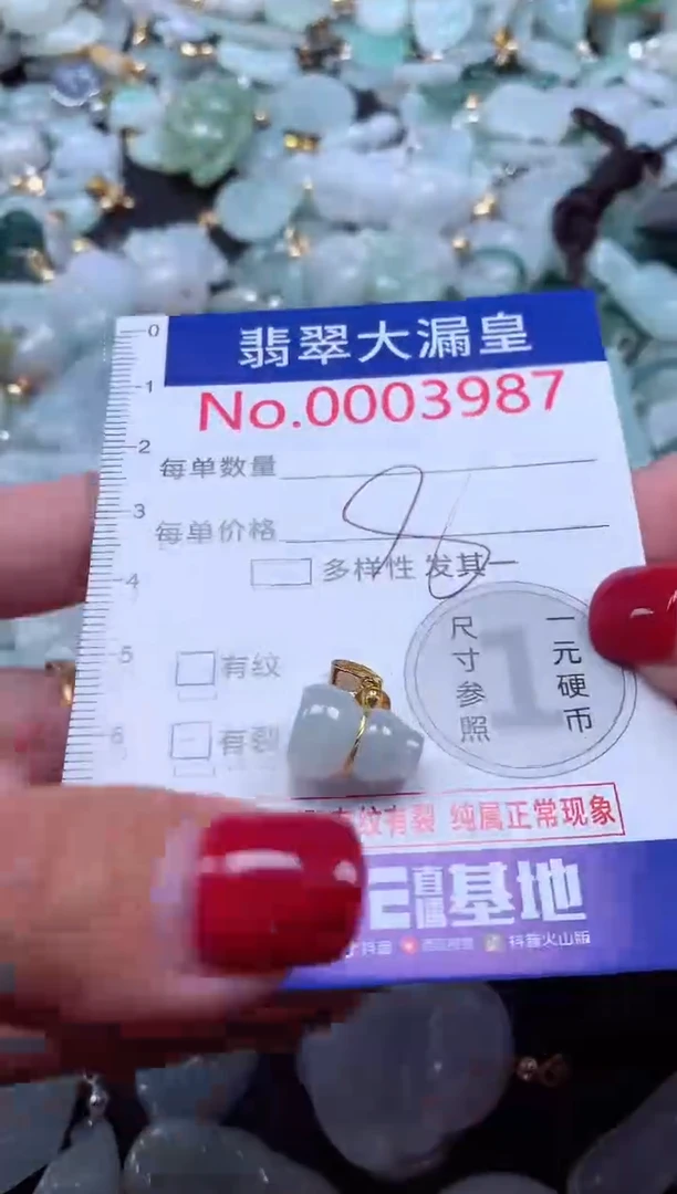 颈饰未镶嵌翡翠3987