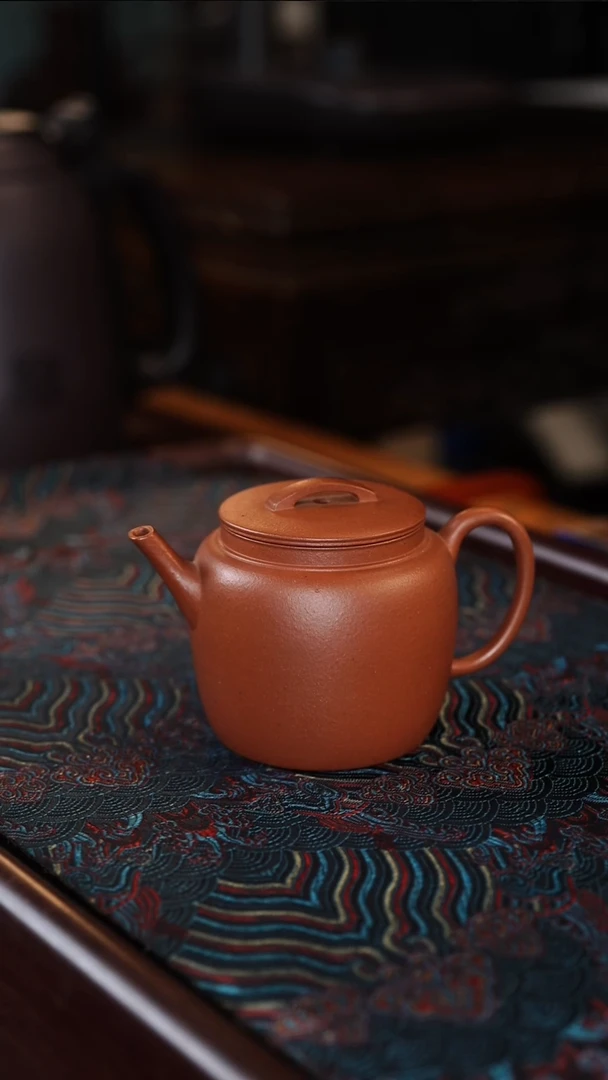 茶壶紫砂景云二式 老红泥