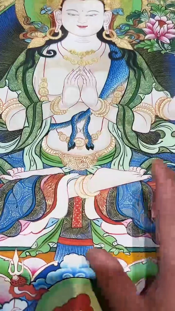 卷轴画【主播精品】高端卷轴画——唐卡AA661