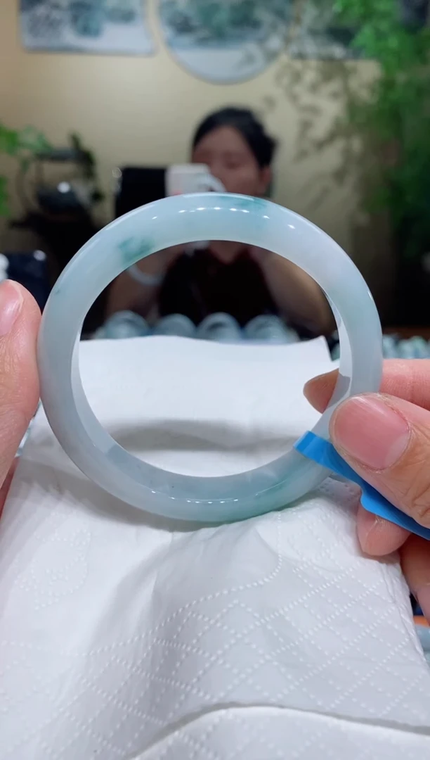 未镶嵌手镯翡翠圈口57.4