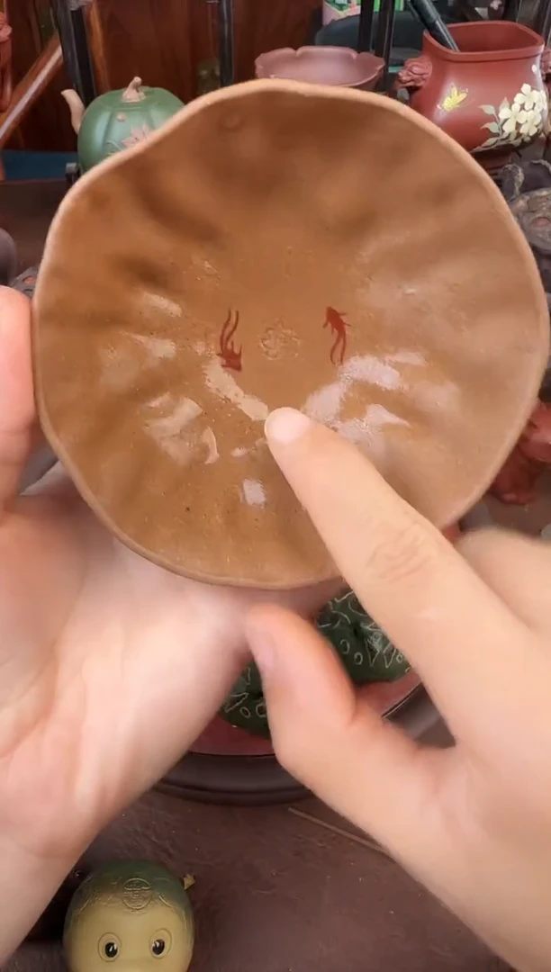 紫砂茶宠紫砂莲韵杯