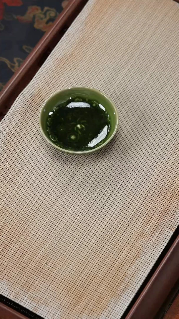 茶壶紫砂茶道周边 青瓷 繁花普洱杯