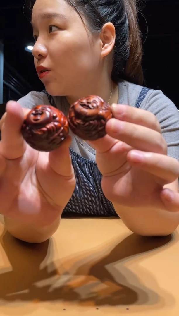 非洲紫檀（红花梨）无事牌（不带礼盒）财迷