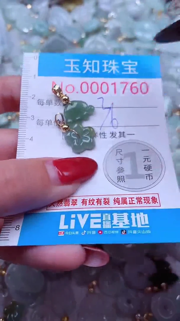 吊坠(不含链)未镶嵌翡翠1760